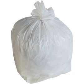 Small Colored Drawstring Garbage Bags Compostable HDPE Material White Color