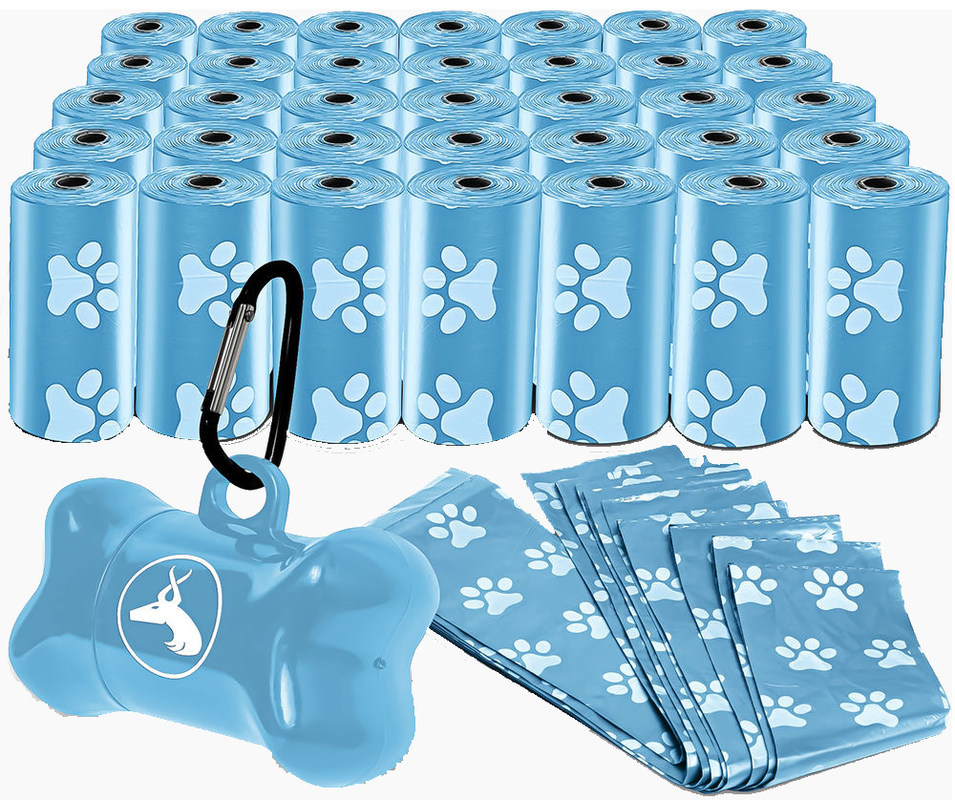 Colored Biodegradable Pet Waste Bags , Recyclable Dog Poop Bags HDPE