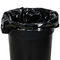 Low Density Black Trash Bag , Environmentally Friendly Garbage Bags