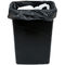 Black 20 - 30 Gallon Garbage Bags , 16 Micron Office High Density Can Liners