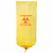 37&quot; X 50&quot; Yellow Infectious Waste Bags , HDPE Material Medical Waste Disposal Bags