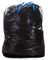 Tie Off Plastic Drawstring Garbage Bags HDPE Material Black Colour For Construction
