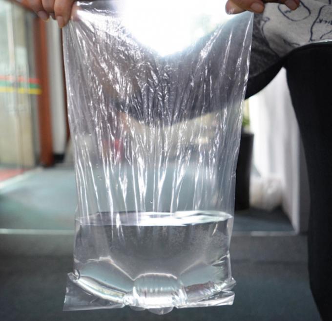 Recycling LDPE Clear Flat Heat Seal Bags , Transparent Poly Food Bags
