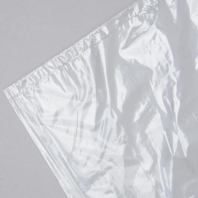 Simple Food Safe Storage Bags , Rolled Food Grade Clear Bags 10" X 14"