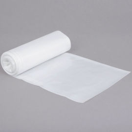 White Color Plastic Garbage Bags Recycled Star Sealed Bottom Gravure Printing