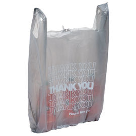 Extra Large Gray T Shirt Shopping Bags Thank You Pattern Customized Printing