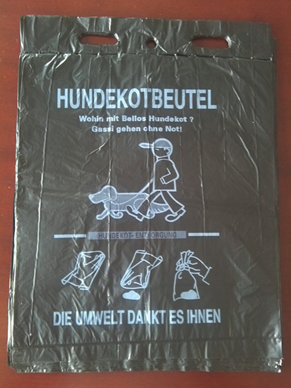 Colored Eco Friendly Dog Poop Bags Recyclable With Customized Printing