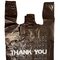 HDPE Material Plastic Bag , Thank You T-Shirt Carry out Bags Black 18 Microns – 500 Bags Per Case