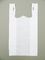 Plastic Bag-WHITE Plain Embossed T Shirt Bag 13 mic - 100 bags/bundles  , HDPE material