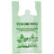 Biodegradable Green T Shirt Shopping Bags HDPE Material With 1 / 6 Size