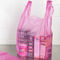 Purple Colour Plastic Grocery Bags HDPE Material Biodegradable Plastic Bags