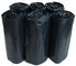 High Density Large Black Plastic Rubbish Bags Roll Packed Customized Size