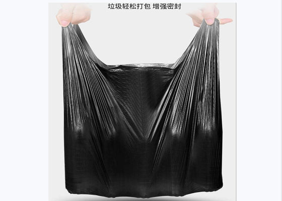Black Vest Type Plastic Garbage Bag